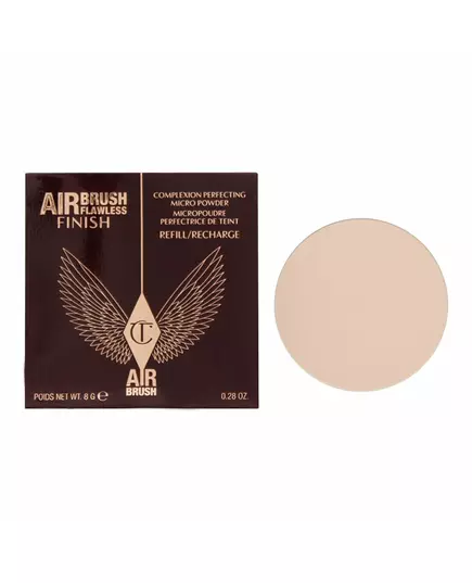 Charlotte Tilbury Airbrush Flawless Flawless Finish Compact Powder 1 Fair Refill, 8 g