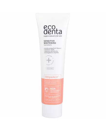 Whitening Toothpaste for Sensitive Teeth and Gums Ecodenta Omyadent Sensitive Whitening, 100 ml