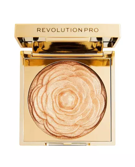 Revolution Pro Pro Lustre Illuminating Blush Highlighter Compact Golden Rose 1 Shade, 9 g