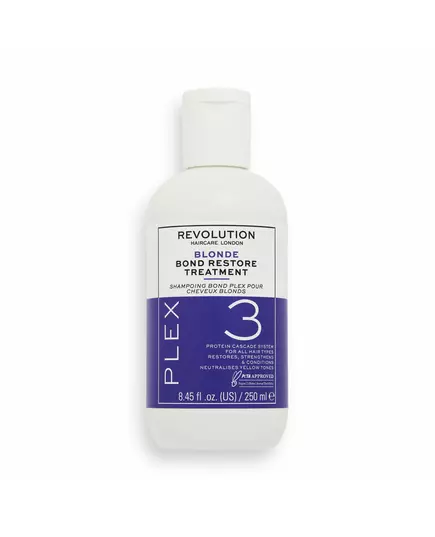 Revolution Haircare Blonde Plex 3 Haarbehandlung Shampoo Stellt wieder her Für beschädigtes Haar, 250 ml, Bild 2