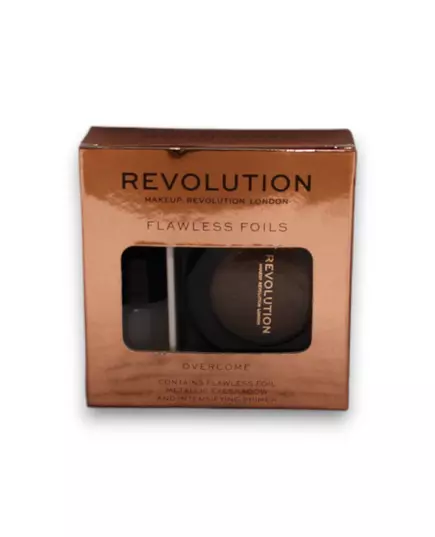 Set Makeup Revolution: Flawless Foils Vegan Eyeshadow Primer 2 ml + Flawless Foils Vegan Eyeshadow Palette Overcome, 2 ml, Bild 2