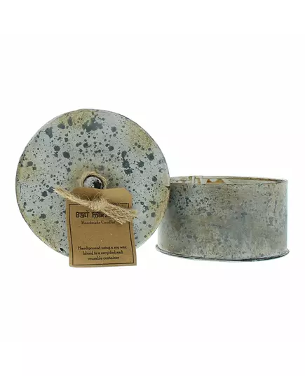 Bali Mantra Victorian Tin Round Peach Grapefruit Scented Candle, 280 g