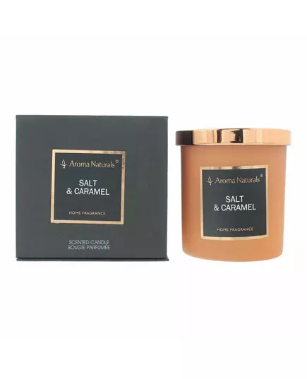 Aroma Naturals Salt & Caramel Scented Candle, 215 g