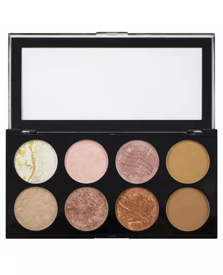 Makeup Revolution Ultra Blush Rouge-Palette Goldener Zucker, 12,8 g