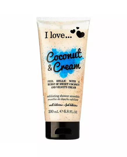 I Love Coconut & Cream Peeling Duschgel, 200 ml, Bild 2