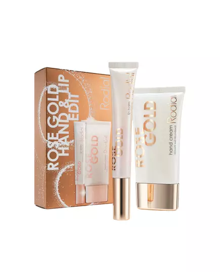 Set Rodial: Rose Gold Rejuvenating Hand Cream 40 ml + Rose Gold Lip Balm, 40 ml