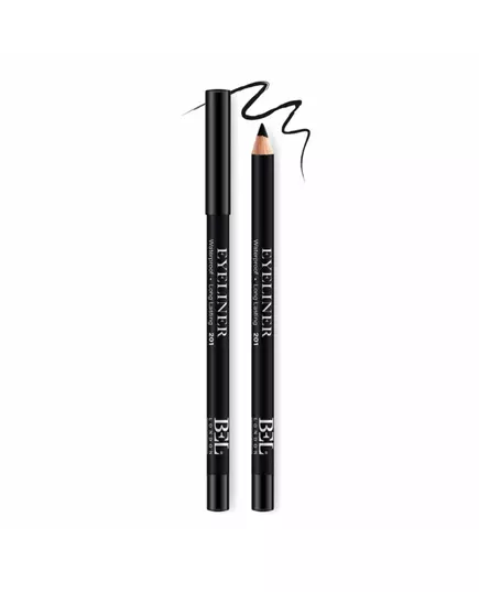 Bel London BEL London Huile végétale hydrogénée Étanche Couleur Durable Crayon eyeliner en gel 201 Noir, 0,8 g