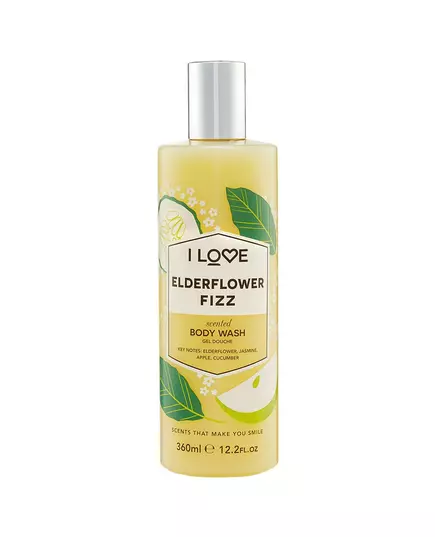 I Love Signature Collection Paraben-Free Cleansing Elderflower Fizz Body Wash, 360 ml, image 2