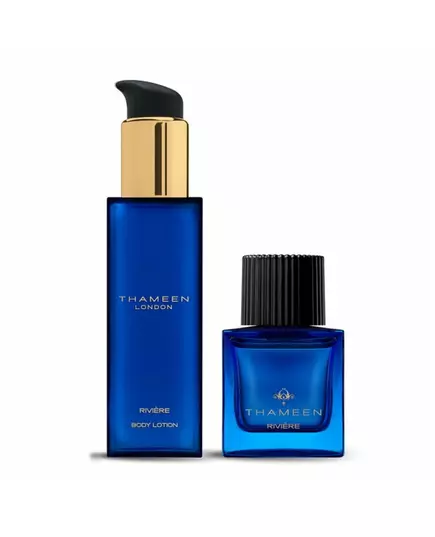Set Thameen London: Riviere Extrait De Parfum Unisex 50 ml + Riviere Body Lotion Body, 50 ml