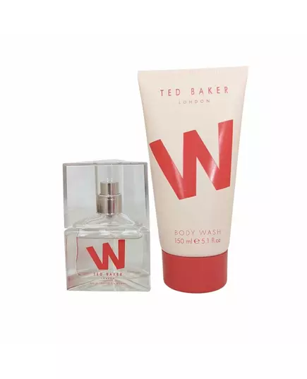 Set Ted Baker: W Eau De Toilette For Women 30 ml + W Cleansing Shower Gel All Over Body All Skin Types, 30 ml