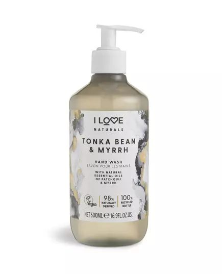 I Love Naturals Collection Tonka Bean & Myrrh Liquid Soap For Hands, 500 ml