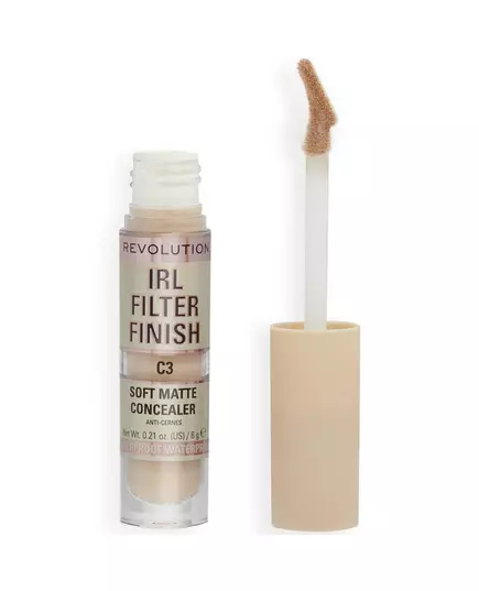 Makeup Revolution IRL Filter Finish Cover Dark Spots Concealer Stick C3, 6 g