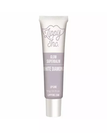 Lippy Inc. Glow Superbalm White Diamond Glossy Finish Lip Balm, 10 g