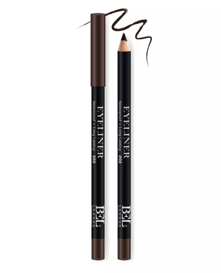 Bel London BEL London Hydrogenated Vegetable Oil Waterproof Contour Gel Pencil Eyeliner 202, 0.8 g