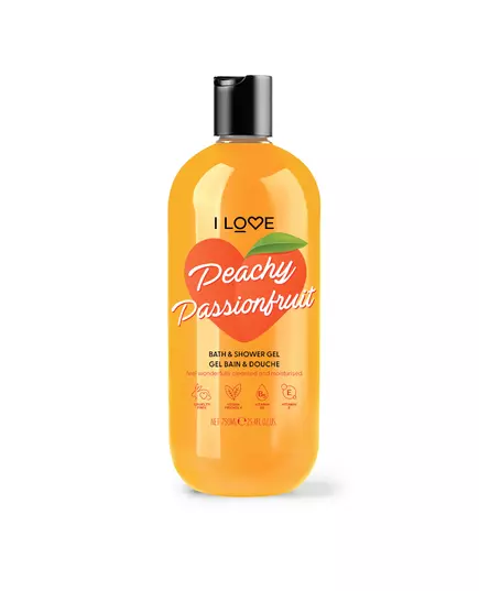 I Love Peachy Passionfruit Hydratant Gel douche Pour tous types de peau, 750 ml