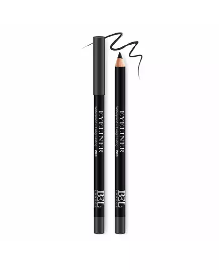 Bel London BEL London Huile végétale hydrogénée Étanche Couleur Durable Crayon eyeliner en gel 203 Noir, 0,8 g