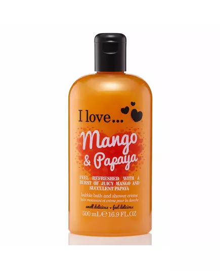 I Love Mango & Papaya Cleansing Shower Gel, 500 ml
