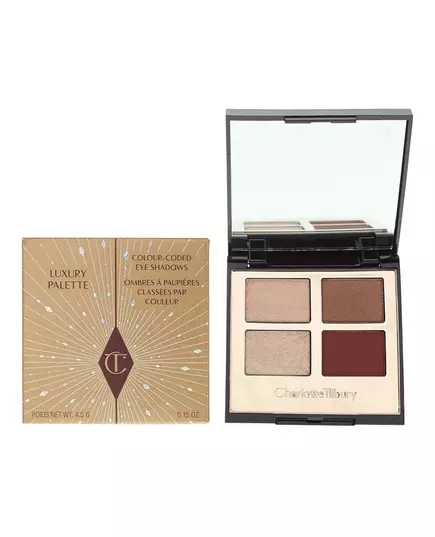 Charlotte Tilbury Luxury Palette Eyeshadow Palette Fire Rose 4 Shades, 4.5 g