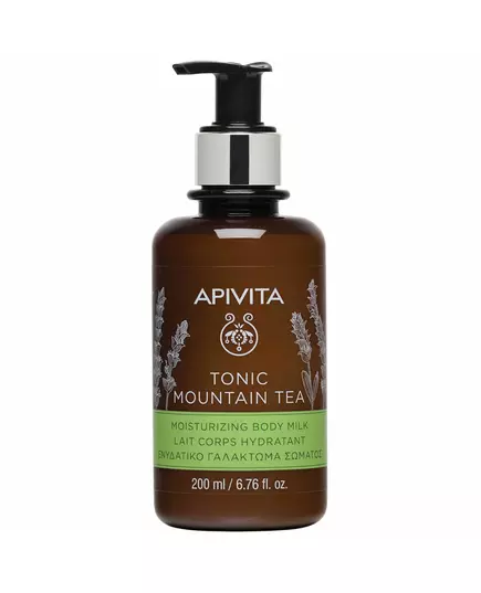 Apivita Tonic Mountain Tea Hydrating & Moisturising Lait corporel Jour & Nuit, 200 ml