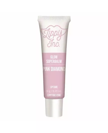 Lippy Inc. Glow Superbalm Pink Diamond Lippenbalsam Rosa Diamant, 10 g