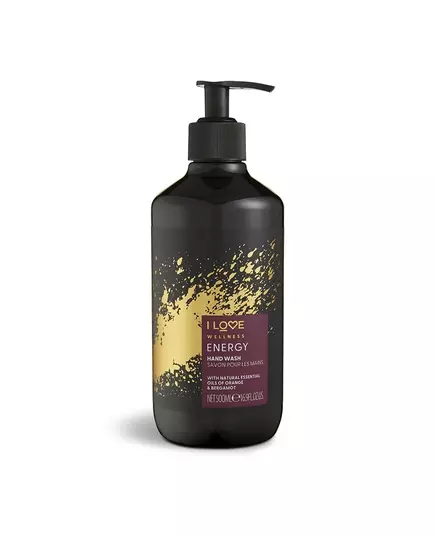I Love Wellness Energy Orange & Bergamote Nettoyage Savon liquide Pour les mains, 500 ml