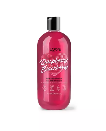 I Love Raspberry & Blackberry Hydratant Gel douche Pour tous types de peau, 750 ml