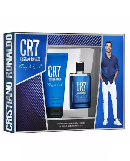Set Cristiano Ronaldo: CR7 Play It Cool Eau De Toilette For Men 30 ml + CR7 Play It Cool Cleansing Shower Gel For All Skin Types, 30 ml, image 2