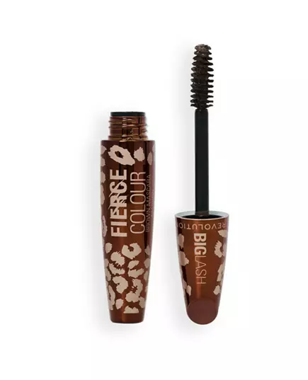 Mascara Makeup Revolution Big Lash Fierce Volume Brown, 9 g