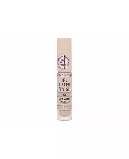 Makeup Revolution IRL Filter Finish Cover Dark Spots Cream Concealer C4, 6 g