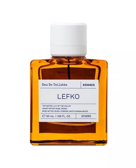 Unisex Eau de Cologne Korres Lefko, 50 ml