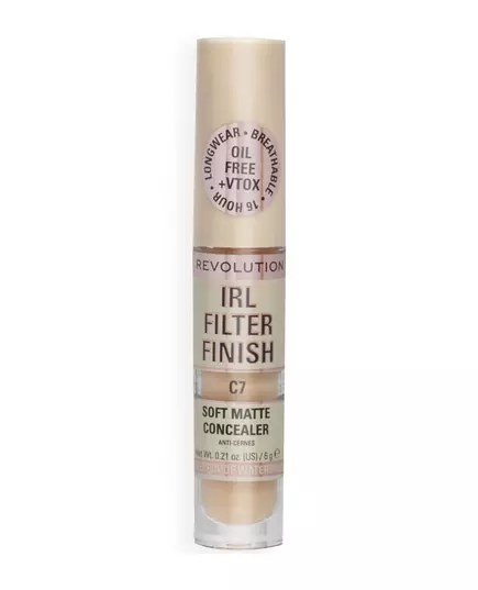 Makeup Revolution IRL Filter Finish Cover Dark Spots Cream Concealer C7, 6 g, image 2