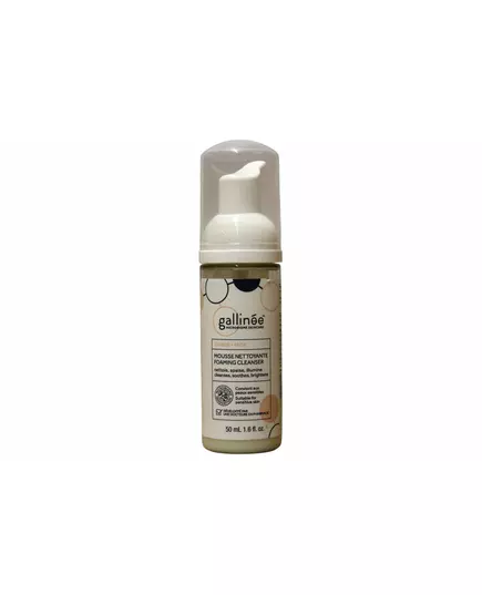 Gallinee Microbiome Skincare Prebiotics & Postbiotics Purifying Cleansing Foam, 50 ml