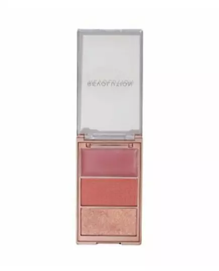 Rouge- und Highlighter-Palette Makeup Revolution Blush Icon Aura Points Rose, 11,5 g, Bild 2