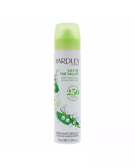 Yardley Lily Of The Valley Spray parfumé Pour les femmes, 75 ml, image 2