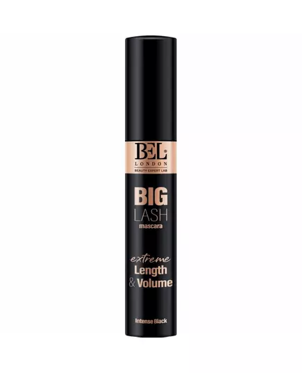 Bel London Big Lash Volumen & Verlängerung Wimperntusche Intensives Schwarz, 13,5 ml