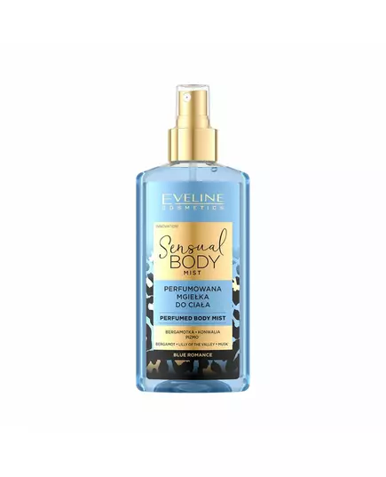 Eveline Cosmetics Sensual Body Blue Romance Spray corporel Corps, 150 ml