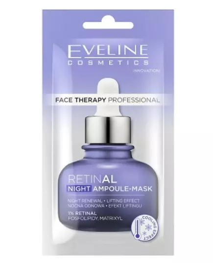 Eveline Cosmetics Therapy Professional Rétinal Levage Masque de nuit, 8 ml