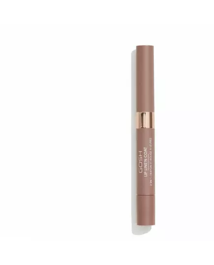 Gosh Line'n Coat Lippenkonturenstift & Lippenlack 2-in-1 002 Verbrannter Zimt, 2 ml