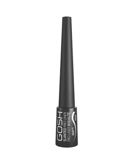 Gosh Slanted Pro Flüssiger Eyeliner 002 Matt Schwarz, 3 ml