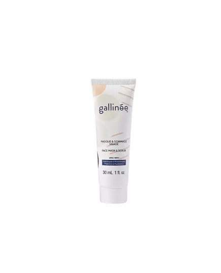 Gallinee Microbiome Skincare Präbiotika Raffination Peelingmaske Für das Gesicht, 30 ml