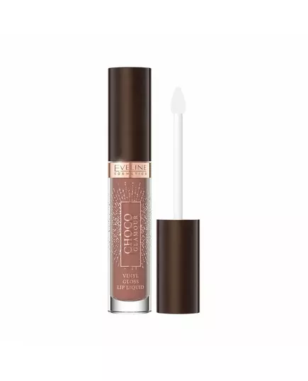 Eveline Cosmetics Choco Glamour Gloss à lèvres 01 Ruby Chocolate, 4,5 ml