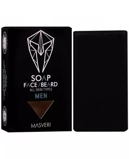 Masveri Masveri Paraben-Free Grooming Soap Bar For Cleansing Face & Beard g 100, 100 g, image 2