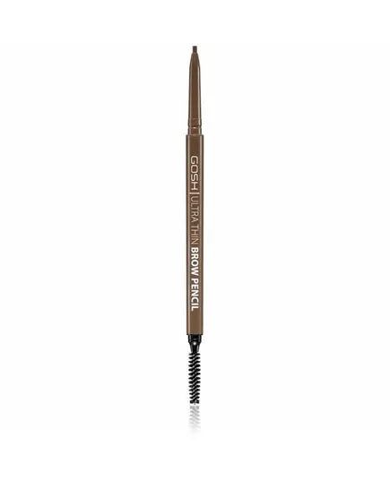 Gosh Ultra Thin Eyebrow Cream Pencil & Brush 2-In-1 002 Grey Brown, 0.1 g, image 2