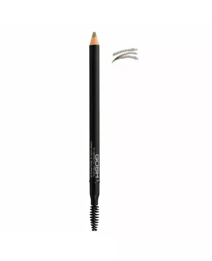 Gosh Defining Brow Eyebrow Cream Pencil & Brush 2-In-1 03 Grey Brown, 1.2 g, image 2
