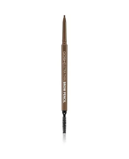 Gosh Ultra Thin Eyebrow Cream Pencil & Brush 2-In-1 002 Grey Brown, 0.1 g
