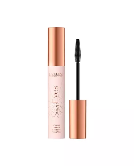 Eveline Cosmetics Sexy Eyes Volumen Verlängerung Wimperntusche Schwarz, 8 ml