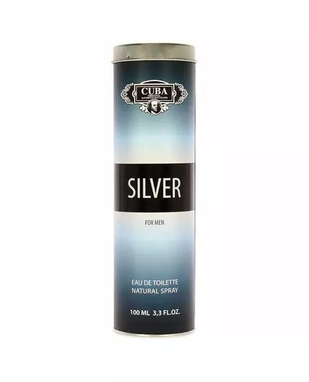 Cuba Silver Eau de Toilette Für Männer, 100 ml