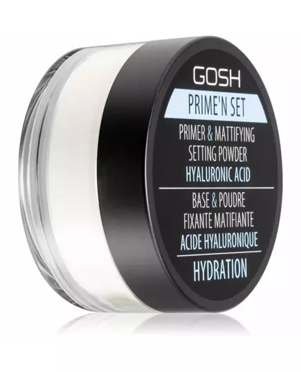 Gosh Prime'N Set Vegan Primer & Setting Powder Loose Setting Powder 002 Banana, 7 g