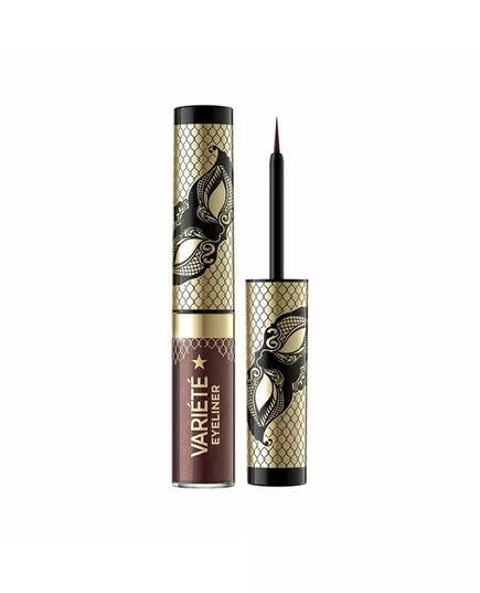Eveline Cosmetics Variete Sprudelnd Flüssiger Eyeliner 02 Shiny Brown, 4 ml