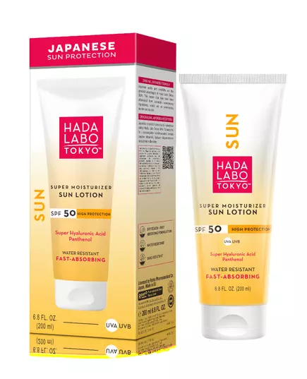 Hada Labo Tokyo Sun Acide hyaluronique Hydratant Lotion solaire 50, 200 ml, image 2